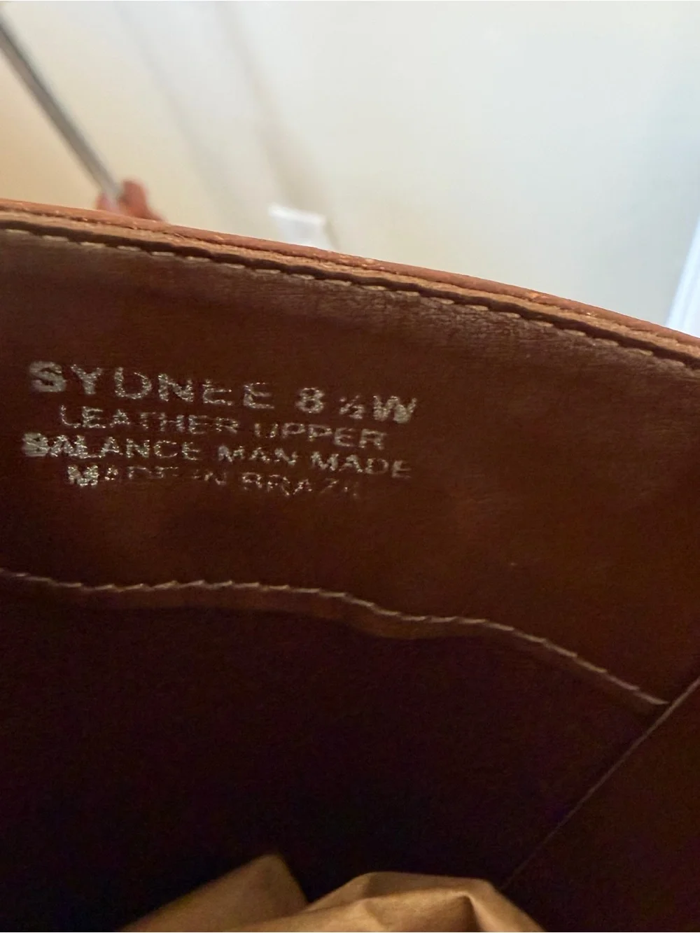 Steve Sydnee Brown leather knee high boots 8.5 with buckle detail